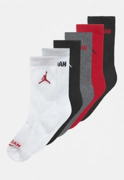 Jordan LEGEND CREW 6 PACK - Calcetines De Deporte - Gym Red/black , Niños