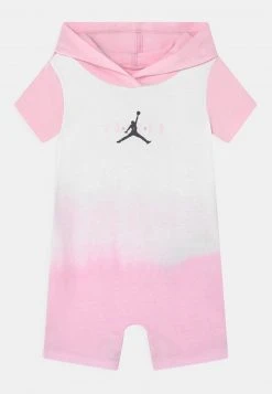 Jordan OMBRE HOODED ROMPER UNISEX - Mono - Pink Foam , Unisexo