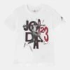 Jordan JUMBLE AIR TIME TEE UNISEX - Camiseta Estampada - White, Unisexo