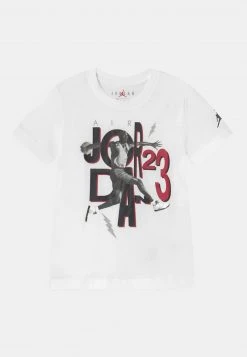 Jordan JUMBLE AIR TIME TEE UNISEX - Camiseta Estampada - White, Unisexo