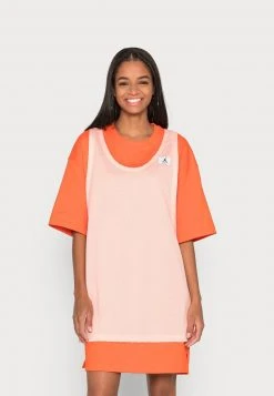 Jordan DRESS - Vestido Ligero - Rush Orange/arctic Orange , Mujer