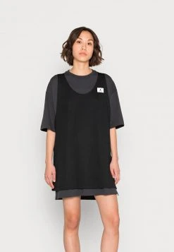 Jordan DRESS - Vestido Ligero - Dk Smoke Grey / Black , Mujer
