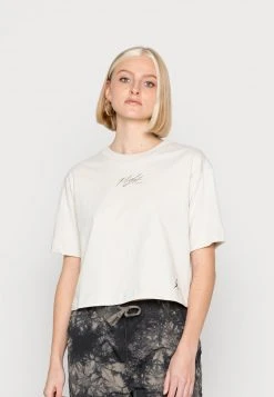 Jordan HERITAGE CORE - Camiseta Estampada - Orewood/black , Mujer