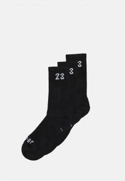 Jordan ESSENTIAL CREW 3 PACK - Calcetines De Deporte - Black/white , Hombre