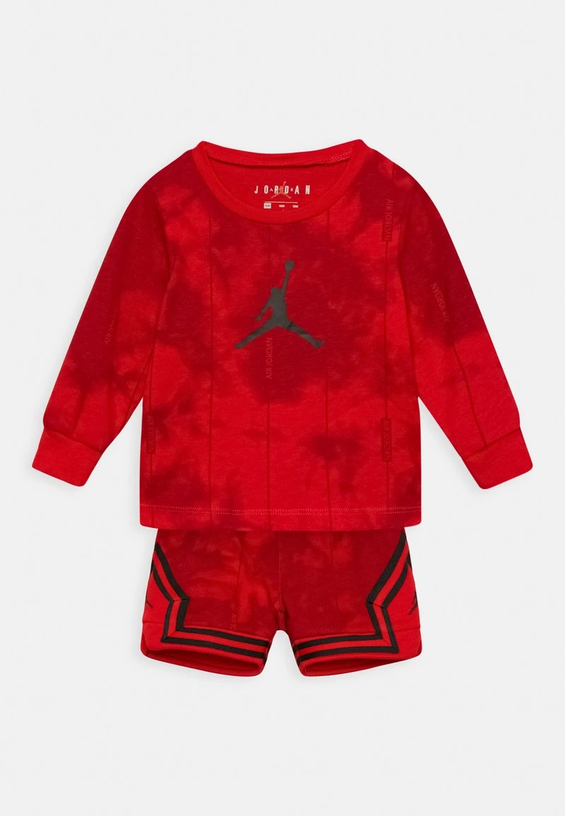 JORDAN HERITAGE SET - Pantalones Deportivos - Red, Niños