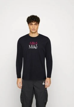 Jordan CREW - Camiseta De Manga Larga - Black/white , Hombre