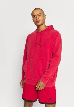 Jordan M J DF AIR FLC PO - Jersey Con Capucha - Gym Red/black , Hombre