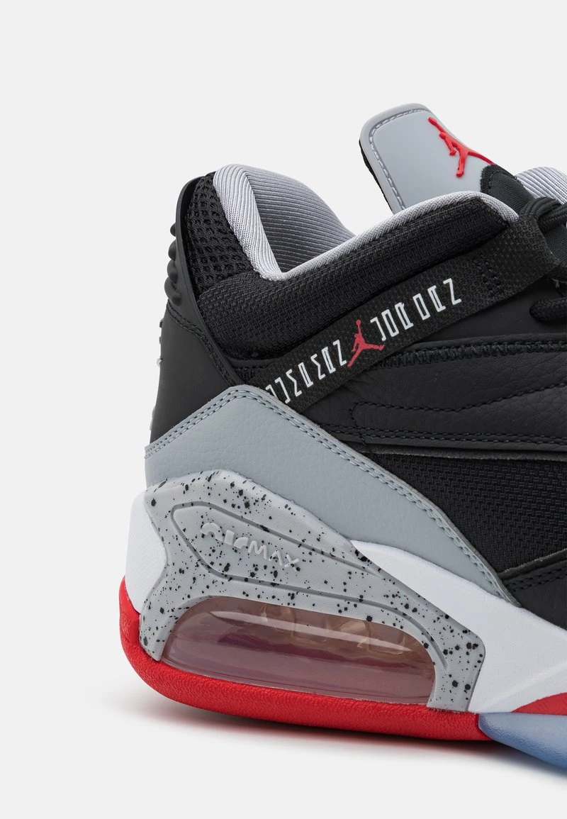 Jordan POINT LANE - Zapatillas Altas - Black/university Red/wolf Grey/white, Hombre - Imagen 6