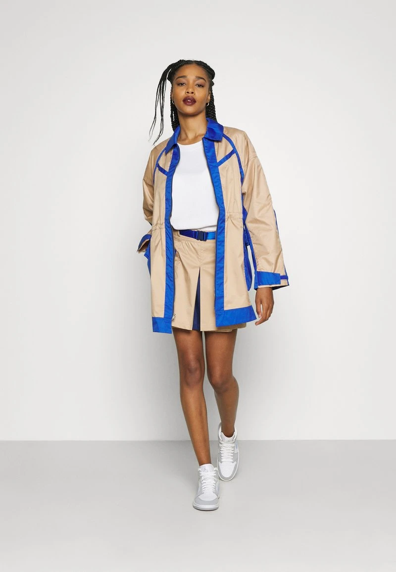 Jordan NEXT UTILITY JACKET - Abrigo Corto - Hemp/game Royal/blue Lagoon, Mujer - Imagen 5