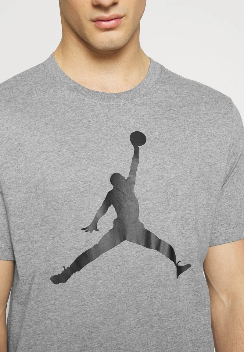 Jordan JUMPMAN CREW - Camiseta Estampada - Carbon Heather/black, Hombre - Imagen 5