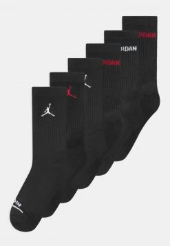 Jordan LEGEND CREW 6 PACK - Calcetines De Deporte - Black , Niños